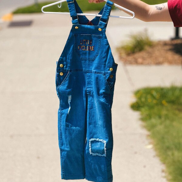 Toddler Denim Little Cyclone I-State Overalls